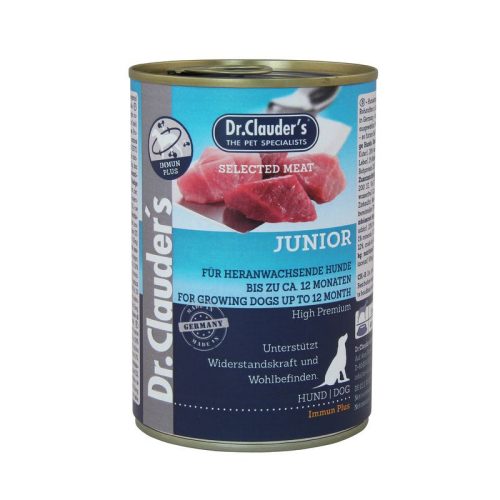 Dr-Clauders-Kutya-Konzerv-Selected-Meat-Junior-400G