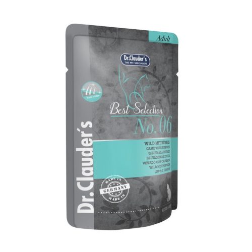 Dr.Clauder’s Best Selection Cat No6 alutasak Vadhús sütőtökkel - Hair&skin 85g
