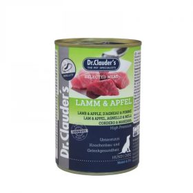   Dr.Clauders Dog Selected Meat Bárányos és almás konzerv 400g