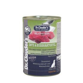   Dr.Clauders Dog Selected Meat Kacsás és édesburgonyás konzerv 400g