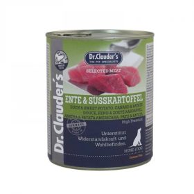   Dr.Clauders Konzerv Selected Meat Kacsa&Édesburgonya 800g (HU)