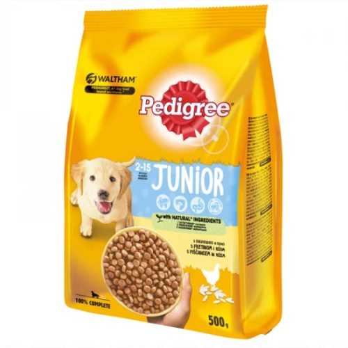 Pedigree-Szaraz-Junior-Medium-Baromfi-500g