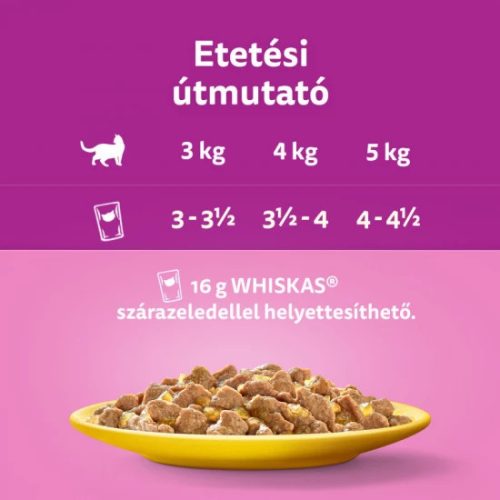 Whiskas Alutasakos 12 pack Szárnyas 12x85g