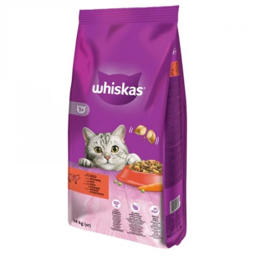 Whiskas Száraz Marha Májas Falat 14kg