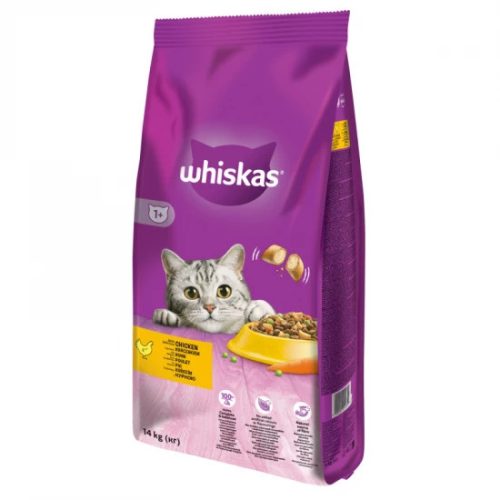 Whiskas Száraz Csirke Májas Falat 14kg