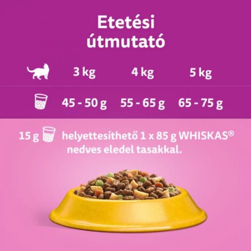 Whiskas Száraz Csirke Májas Falat 14kg