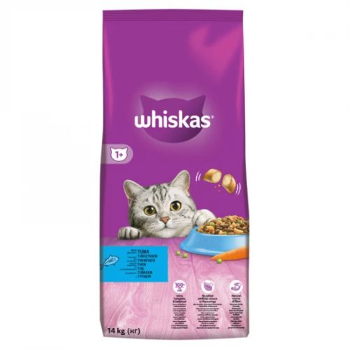 Whiskas Száraz Tonhal Májas Falat 14kg