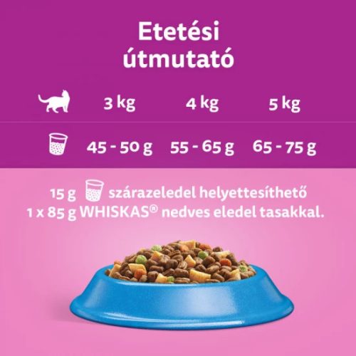 Whiskas Száraz Tonhal Májas Falat 14kg
