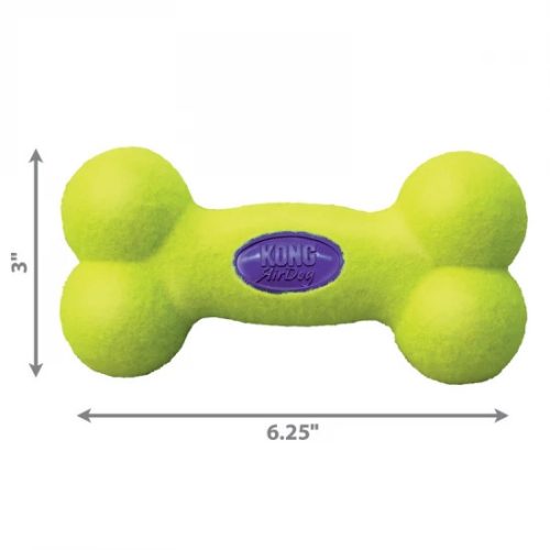 KONG Airdog Squeaker Bone Sipolós Csont Kutyajáték M