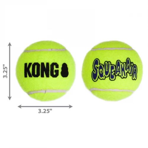 KONG SqueakAir Balls Teniszladba Kutyajáték 2 db L