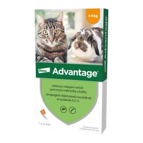   Advantage rácsepegteto oldat kistestu macskáknak és nyulaknak AUV 1 x 0,4 ml