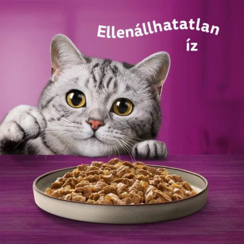 Whiskas alutasak 4-pack szárnyas menü Casserole 4*85gr