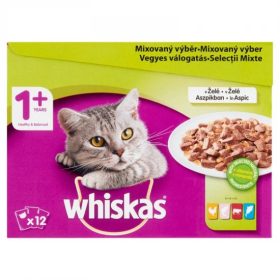   WHISKAS Alutasak  12-pack halas-húsos mix válogatás 12*85g