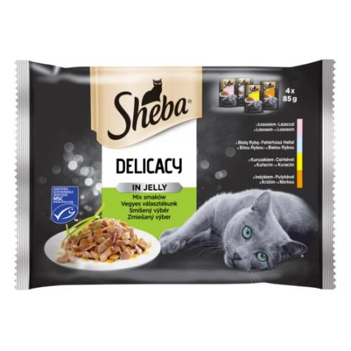 SHEBA alutas 4-pack mix 4*85g