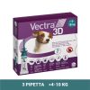 Vectra 3D rácsepegtető oldat kistestű kutyáknak S (4-10kg) 3x