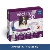Vectra 3D rácsepegtető oldat közepes testű kutyáknak M (10-25kg) 3x