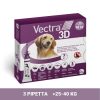 Vectra 3D rácsepegtető oldat nagytestű kutyáknak L (25-40kg) 3x