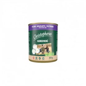   Christopherus Dog konzerv menü fácán, amaránt, paszternák 800g