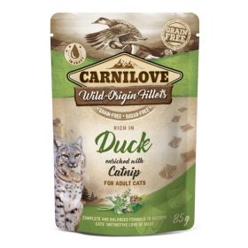   Carnilove Cat tasakos Duck with Catnip - Kacsa macskamentával 85g