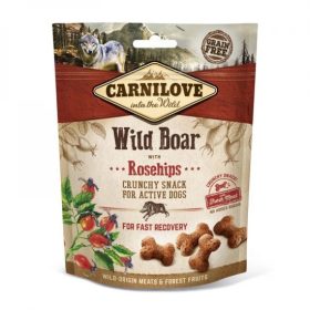   Carnilove Dog Crunchy Snack vaddisznóhús csipkebogyóval 200g