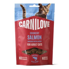   Carnilove Cat Crunchy Snack Salmon enriched with Catnip - Lazaccal és Macskamentával 50g