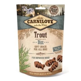 Carnilove Dog Semi Moist Snack pisztráng kaporral 200g
