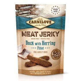   Carnilove Jerky Snack Duck with Herring Fillet – kacsa hering filével 100g