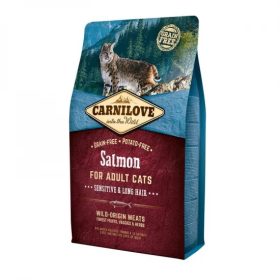   Carnilove Cat Adult Salmon Sensitive & Long Hair-  Lazac Hússal 2kg