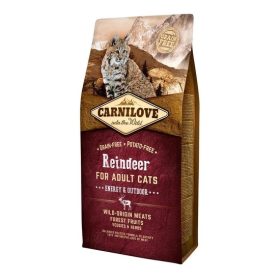   Carnilove Cat Adult Reindeer Energy & Outdoor- Rénszarvas Hússal 6kg