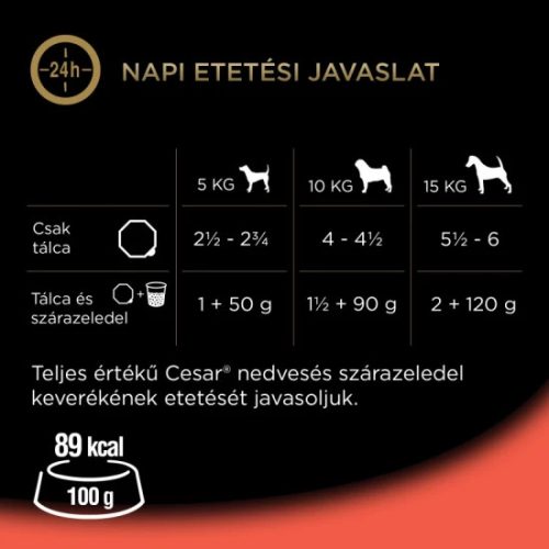 Cesar Alutálca Marha-Máj 150g