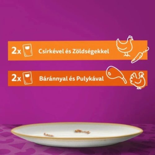 Whiskas alutasak Tasty Mix Krémes kreációk  12x85g Multipack