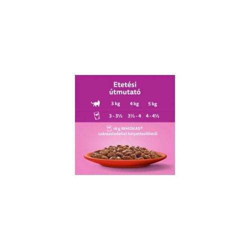 WHISKAS alutasak 80-pack klasszikus válogatás mártásban 80*85g