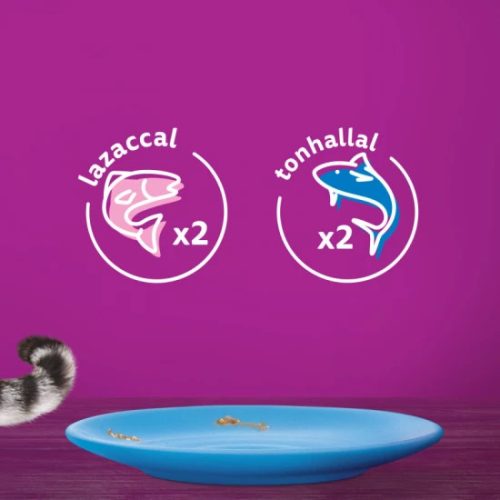 Whiskas alutasak Multipack halas aszpikban  4x85g