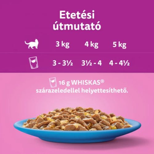 Whiskas alutasak Multipack halas aszpikban  4x85g