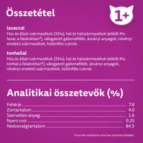 Whiskas alutasak Multipack halas aszpikban  4x85g