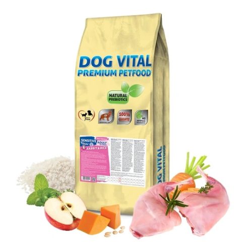 Dog Vital Sensitive Adult Rabbit&Rice All breeds 12kg