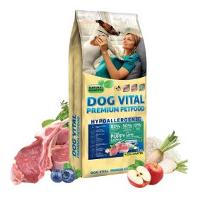   Dog Vital Hipoallergén Puppy&Junior Mini Lamb,apple&blueberry 12+2kg grátisz