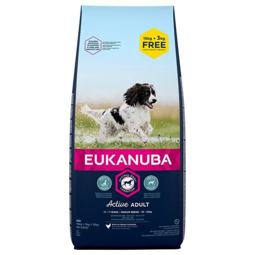 Eukanuba Adult Medium kutyatáp 18kg