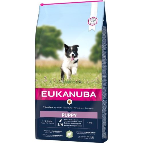 Eukanuba Puppy Small&Medium Lamb&Rice 12kg