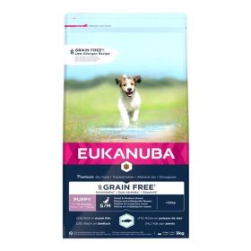   Eukanuba Puppy & Junior Grain Free Small&Medium Ocean Fisch 3kg