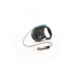   Flexi Black Design zsinóros automata póráz XS 3m 8kg-ig kék