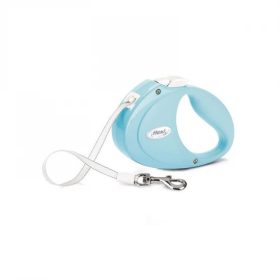   Flexi Puppy szalagos automata póráz 2m 12kg-ig, világos kék