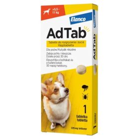   AdTab rágótabletta közepes testű kutyáknak (>5,5-11 kg) 225mg