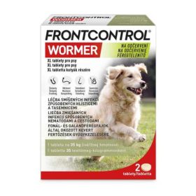 Frontcontrol Wormer XL tabletta kutyák részére 2x