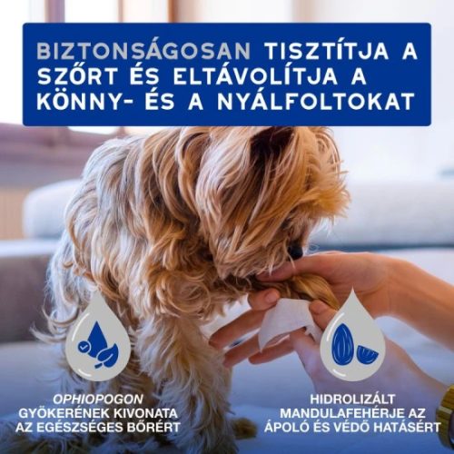 Douxo Spa Nedves törlőkendő kutyáknak és macskáknak 100db