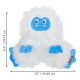 KONG Holiday Játék Frizzlees Yeti M/L