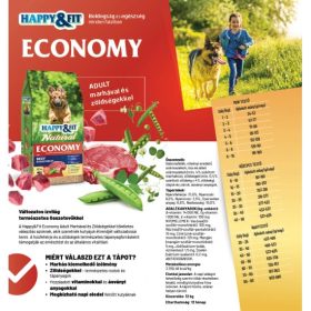   Happy&Fit Natural Economy Adult with Beef and Vegetables 12kg