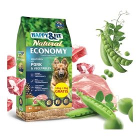   Happy&Fit Natural Economy Adult with Pork and Vegetables 12+2kg