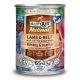 Happy&Fit Natural Dog Konzerv Junior Bárány&Marha Rizzsel&Lenmagolajjal 400g