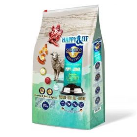   Happy&Fit Superior Hipoallergén GF Puppy&Junior Friss bárány, édesburgonyával 10kg
